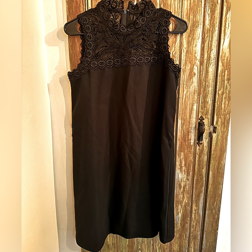 Lilly Pulitzer Black Lace Crochet Dress